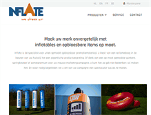 Tablet Screenshot of inflate.be